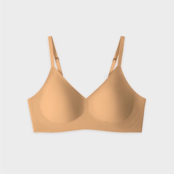 Tan Seamless Bra with Smooth Finish - Picture 2 of 4